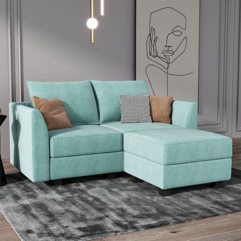 Latitude Run® Honbay Modular 2seater Sectional Sofa With Storage L